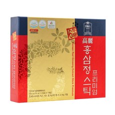 6년근 홍삼정 스틱 프리미엄 +쇼핑백 진세노사이드 21mg 30포, 30개