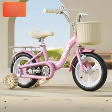 어린이자전거 6세 99%조립 2025 네발, 20 인치, 1cm, 핑크 블랙 일체형 와이드 허머 라이트업 있음