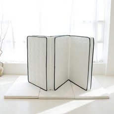 슬리핏3단접이식 탄탄 허리편한 매트리스 바닥형 자취 원룸 손님용