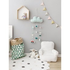 [해외직구] 아이방 꾸미기 구름꽃 바느질 DIY 세트, 1개