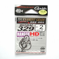 伽瑪卡茲 倒釣鉤 WORM329 寬腹高硬度 鱸魚漁具 垂釣配件, 1個, #2 68023,其他