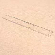 투명 20cm 플라스틱 자 학용품자 직자 문구자 방안자