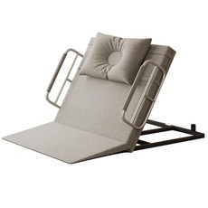 LADUTA 拉布塔 電動輔助起身躺椅 多段角度調整 親膚透氣材質 穩固支撐結構 護理行動不便必備, 90cm 浅灰色 带扶手 短款