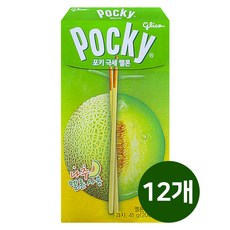 해태제과 포키 멜론맛 극세, 41g, 12개
