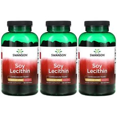 스완슨 대두 레시틴 소이 180정 3병 Soy Lecithin