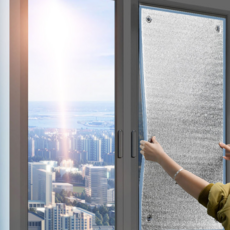 창문 햇빛 가리개 붙이는 블라인드 유리창 베란다 햇빛 가리개 자외선차단 알루미늄 사무실 흡착식 반사막