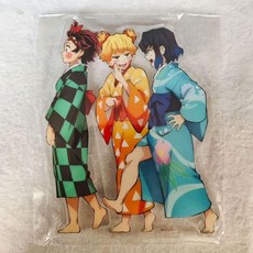 [해피디아리오] 귀멸의칼날 굿즈 귀칼 환락의거리 아크릴 스탠드, 아크릴 스탠드 2개
