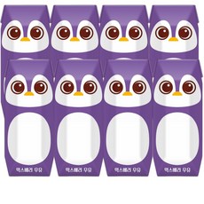 파스퇴르 꼬미루미 믹스베리 멸균우유, 125ml, 8개