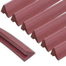 Tiekerbilir 6 Pack K66 Rubber Bumpers 7/8/9 Foot Pool Table Rubber Cushions Replacement DIY for H, K66-Red-42inch