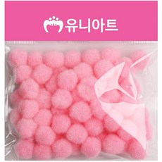 유니아트 1000 퐁퐁 15mm 분홍 hol+2942kE