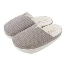 M (23-24.5cm) 92201-32 리부하 후 운동 슬리퍼 운동 스트라이프 브라운 사이즈