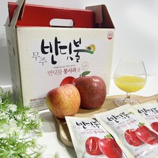 무첨가 100% 무주 반딧불 사과즙 120ml 50포 1박스, 50개