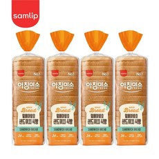 삼립 아침미소 토스트앤샌드위치768g, 4개, 768g