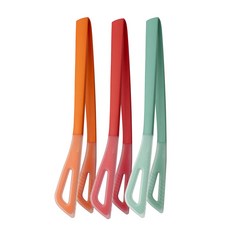 [백화점입점브랜드]am 투톤 실리콘 집게 주방용품 캠핑집게 요리핏센 이유식 위생적 13820, 1개, 민트 13820