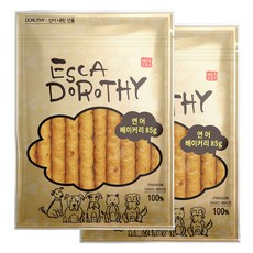 에스카도로시 강아지 간식, 연어 베이커리, 85g, 2개