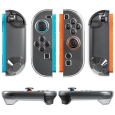 RHOTALL Clear Protective Shell Case for Nintendo Switch 2 Controller Hard PC Transparent Skin Cov, PC 투명