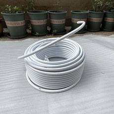 자이언트 플라워 줄기 메타폴 PVC 풍선아치 DIY 조형 파이프, 1개, C. 1216 모양 파이프 5m 흰색