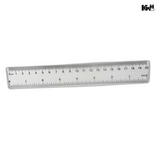 플라스틱 직선 자 방안자 직자 직선자 문구자 플라스틱자 학용품자, 사이즈, 20cm, 1개