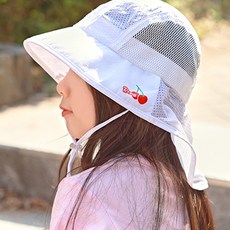로라프렌즈 매쉬 유아동 여름 물놀이 모자 어린이 썬캡 여아 유아 플랩캡