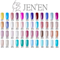 JEN’EN凝膠指甲油 337-384, 342, 1個