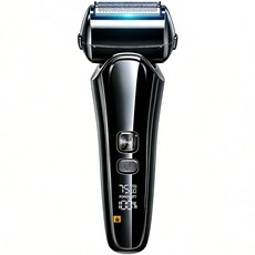 EYY 전기면도기 3중날 3D모션 생활방수 선물용 왕복식 남자 전동 면도기 건습식 겸용 V-919, 블랙, 1개