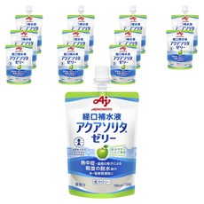 아지노모토 아쿠아 솔리타 젤리 사과 맛, 12개, 130g