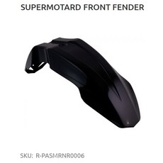 RTECH SUPERMOTO 通用型 短版前土除, 黑, 1個
