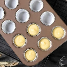 [하늘다원]홈베이킹 머핀 몰드 머핀팬 베이킹틀, 머핀틀-12구