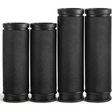 4Pcs 자전거 핸들바 그립 미니 고무 미끄럼 방지 산악 핏 트위스트 시프트 및 리보시프트 편안한 인체공학적 블랙, 4Pcs 자전거 핸들바 그립 미니 고무 미끄럼 방지 산