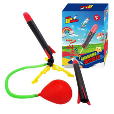 재미존 대왕 에어로켓 완구, 혼합색, 1개