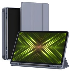 Sinjimoru 智慧型筆槽平板保護套, 1個, 薰衣草紫