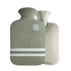 오래가는 보온 찜질 핫팩 물주머니 2L 커버포함, 1개, 올리브