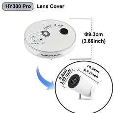 HY300 프로젝터 렌즈 보호 커버 먼지 방지 기계 방지 hy300 pro용 프로젝터 전용 캡 new, 03 HY300 PRO cover