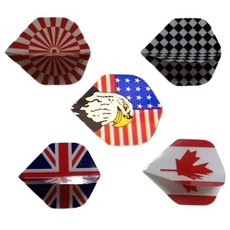 軟式電子飛鏢塑膠鏢翼：多色可選，提升飛行穩定性，適用於2BA軟標針電子飛鏢靶, 20個, 顏色隨機