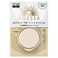 ANESSA 安耐曬 All-in-one全效美妝粉餅補充蕊 10g, 1明亮膚色