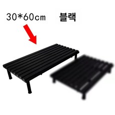 쇼케이스 받침대 패드 거치대 층상 랙 디스플레이, 기본 모델명/품번, 블랙 60x30cm