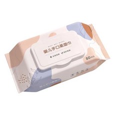 80Pcs 가정용 워시 페이스 젖은 조직 물티슈 어머니를위한 아기 손 입 물티슈 아기 피부 청소 및 관리 개별 바디 물티슈, 1)1 pack