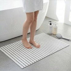 ROYAI ONE 화장실 미끄럼방지매트 바닥 논슬립매트 욕실매트, 1개, 흰색