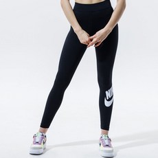 NIKE 耐吉 高腰緊身褲女款皮拉提斯彈性緊身褲 功能性瑜珈緊身褲 基本款運動緊身褲