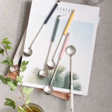 디저트 롱스푼 긴숟가락 파르페 숟가락 예쁜 플레이팅