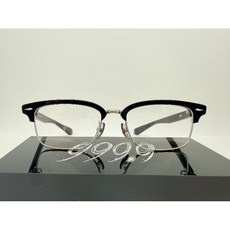 寶翔眼鏡#FourNines M-98黑銀日本光學眼鏡，舒適配戴，修飾臉型，提升時尚品味