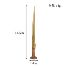 菸斗專用竹子壓棒 防熄鏤空手工刮鏟二合一木質竹節壓棒, 1個, 原色:無規格