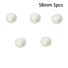 100g-10000g 고온 석영 도가니 금은 용해로 주조 정제 보석 제작 도구, 58mm 100g 5Pcs