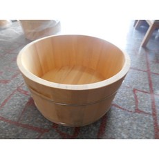 台灣檜木多功能泡腳桶 38x38x21cm, 1個