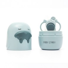 베이비스토리 영유아 손톱정리 4종 세트, 블루, 1개