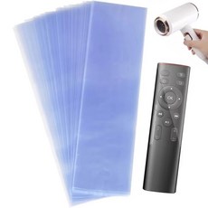 투명 수축 필름 가방 방진 보호 케이스 커버 TV 에어컨 원격 제어 플라스틱 시트 S/L, 1) 5PCS 6X25CM