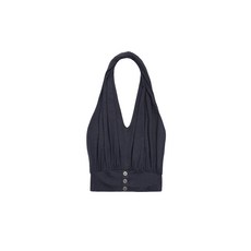 [국내정품] YEEL DRAPED HALTER NECK TOP CHAR콜 나시205605