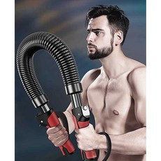 홈트 스프링 팔 완력기 장치 근력 가슴 운동 가정용, 중급용 30-50KG 레드, 1개