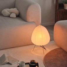 슈비츠 아카리 조명 단 스탠드 A타입/램프포함, 주백색(아이보리)