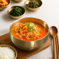 [오늘의 국] 한그릇 해장 김치콩나물국, 2개, 800g